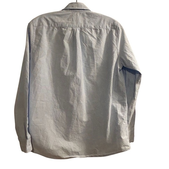 Vineyard Vines Boy’s Whale Logo Blue Long Sleeve Button-Up Shirt L - Picture 8 of 13